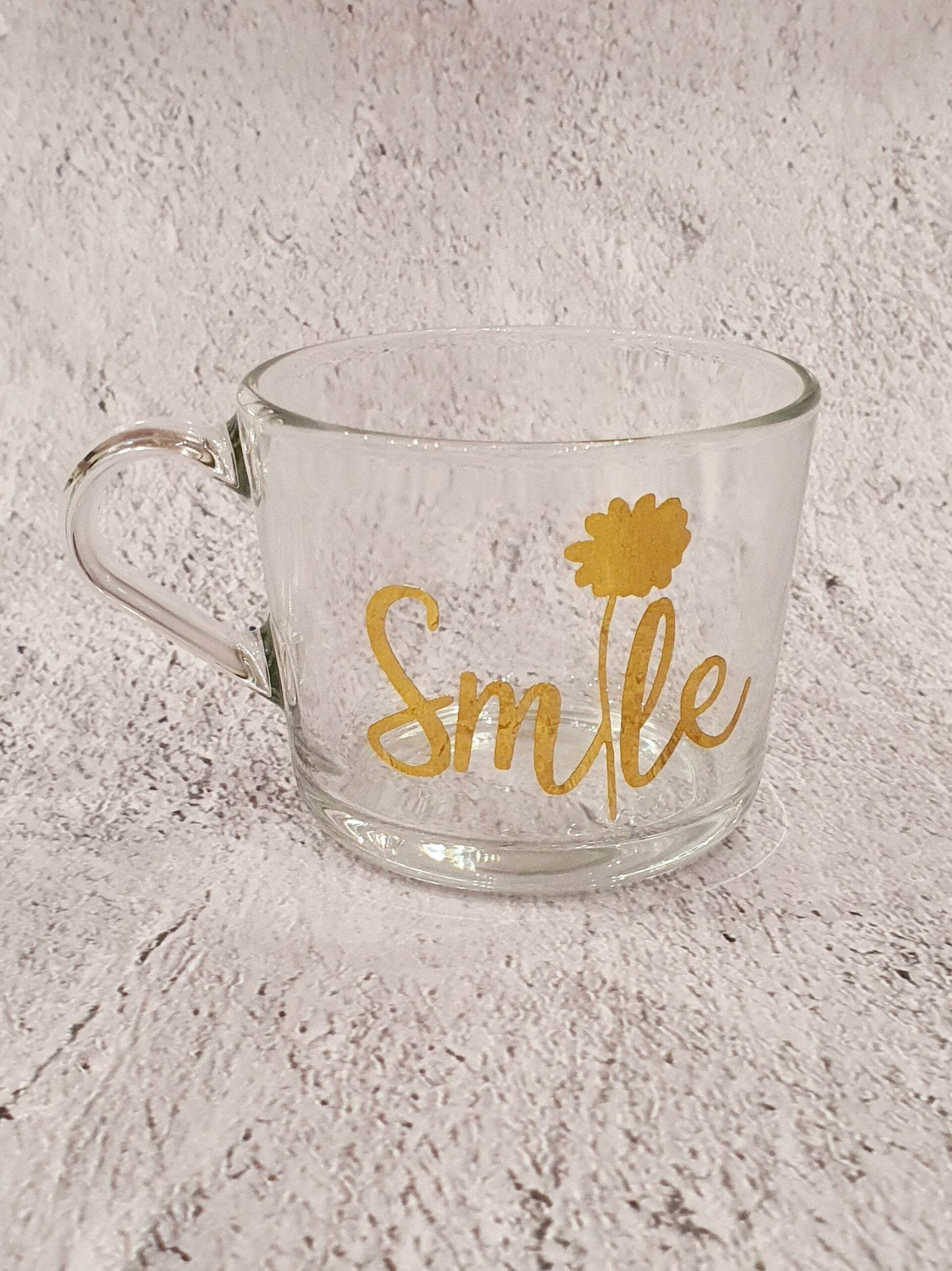 كوب زجاجي شفاف / Smile - Toot Box