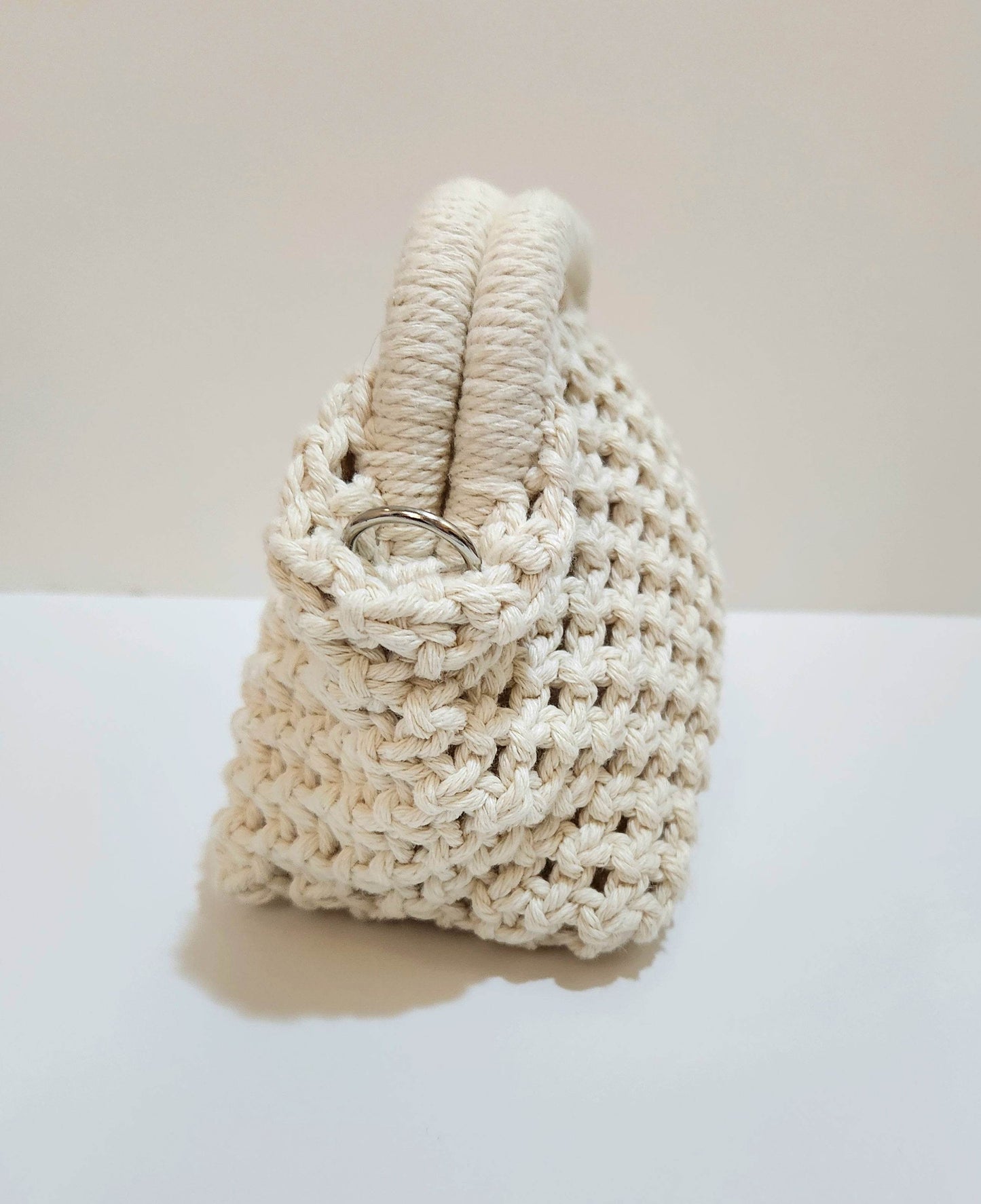 حقيبة مكرمية - زهرة الربيع | Handmade Macrame Bag – Spring Bloom - Toot Box