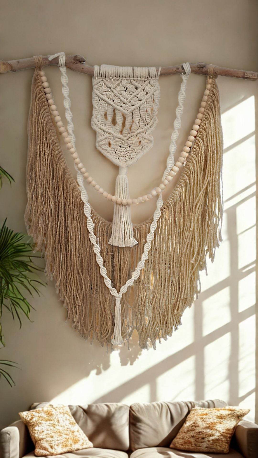 🧶 Boho Macramé Wall Hanging – تعليقات جدارية بالطلب - Toot Box