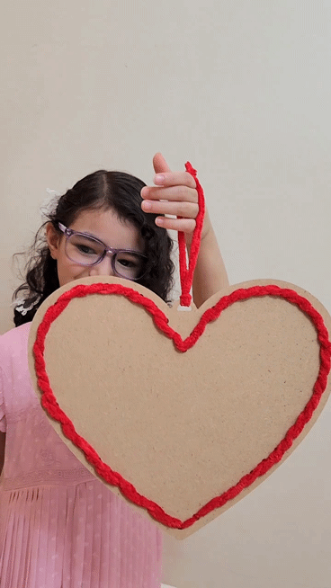 DIY HEART WOOD EMBROIDERY - إصنعها بنفسك - القلب - تطريز الخشب