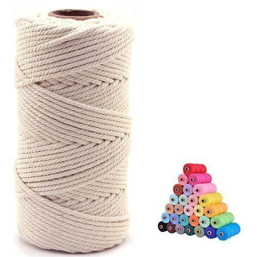 Macrame Rope - Natural Color 4MM 100M