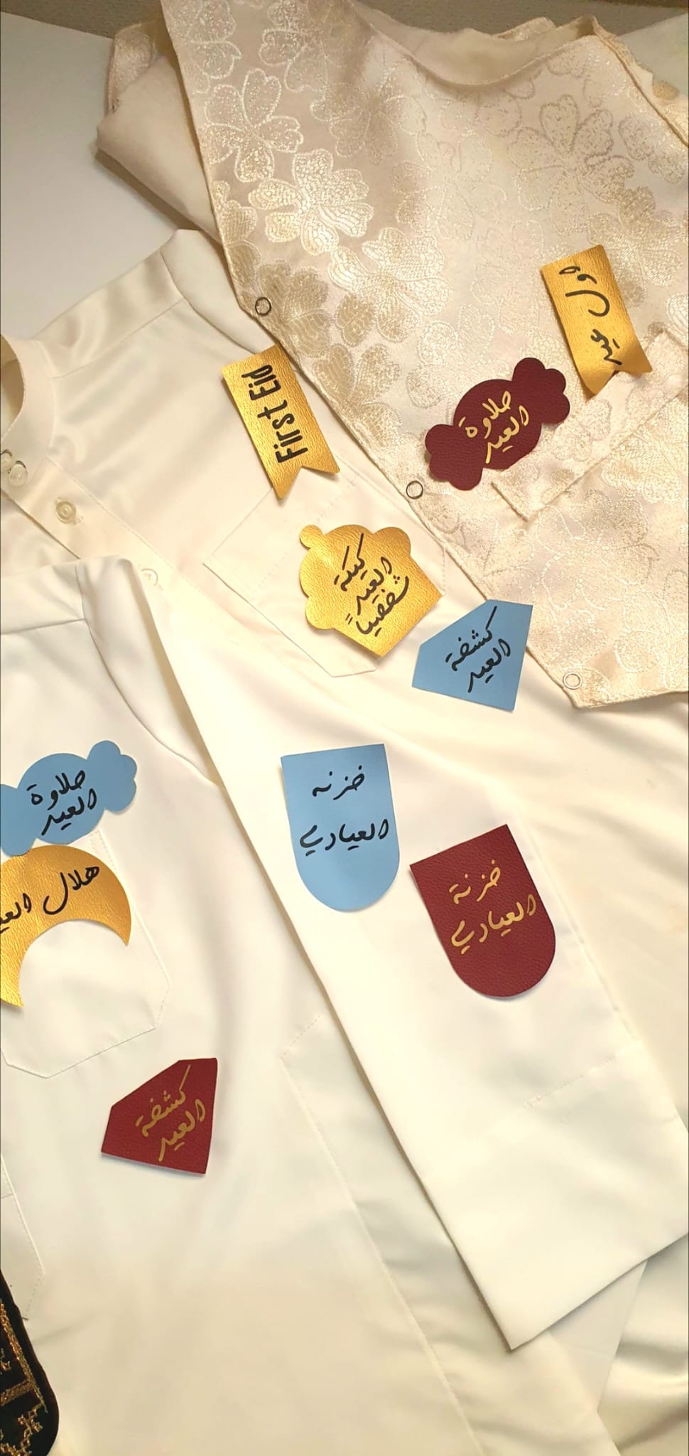 🧵كليبات جيب للأولاد – لمسة عيد أنيقة - Mini Eid Flair – Pocket Clips for Boys 👕