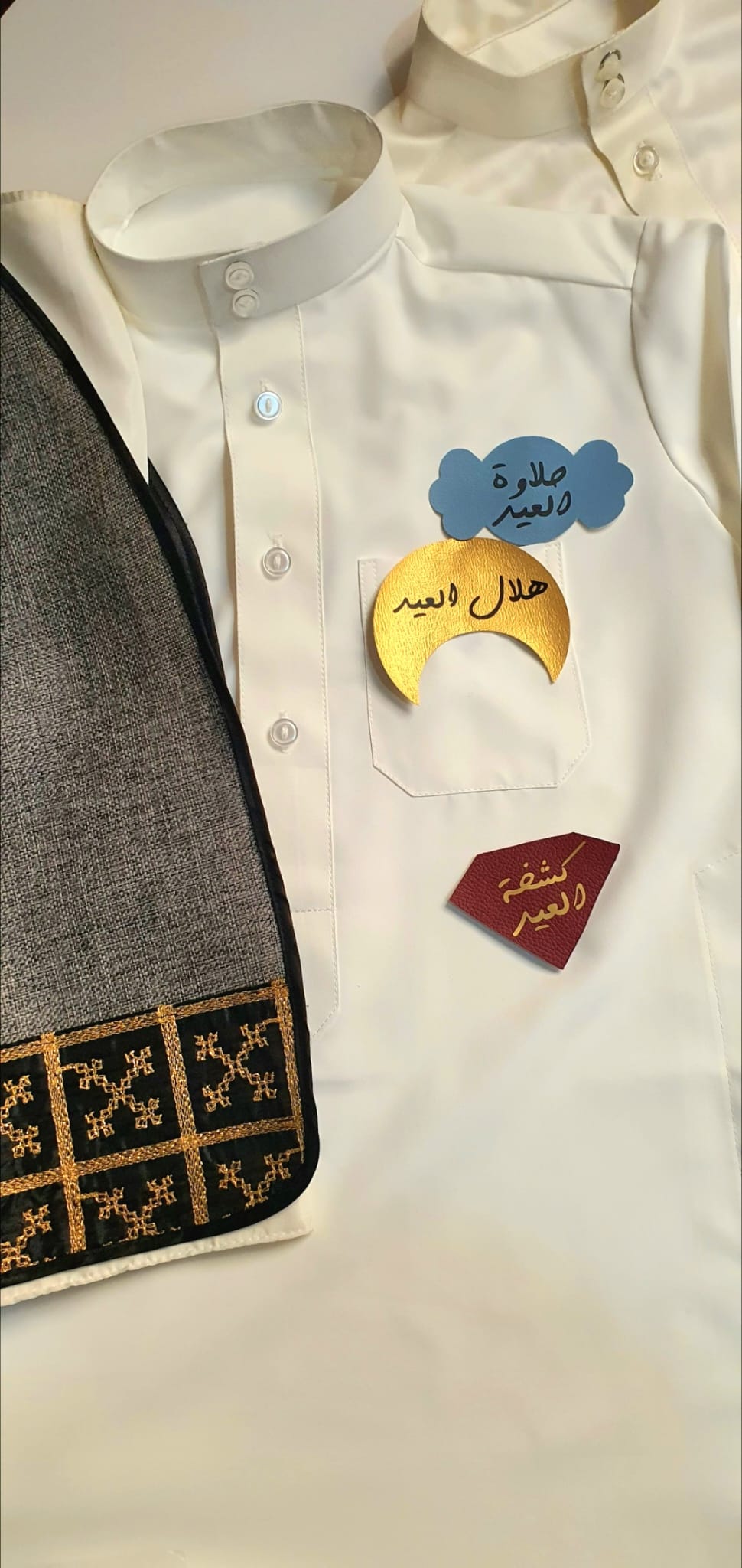 🧵كليبات جيب للأولاد – لمسة عيد أنيقة - Mini Eid Flair – Pocket Clips for Boys 👕