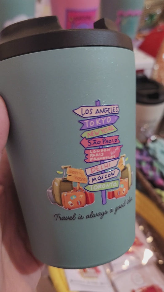 كوب حراري بتصميم مميز يناسب يومك